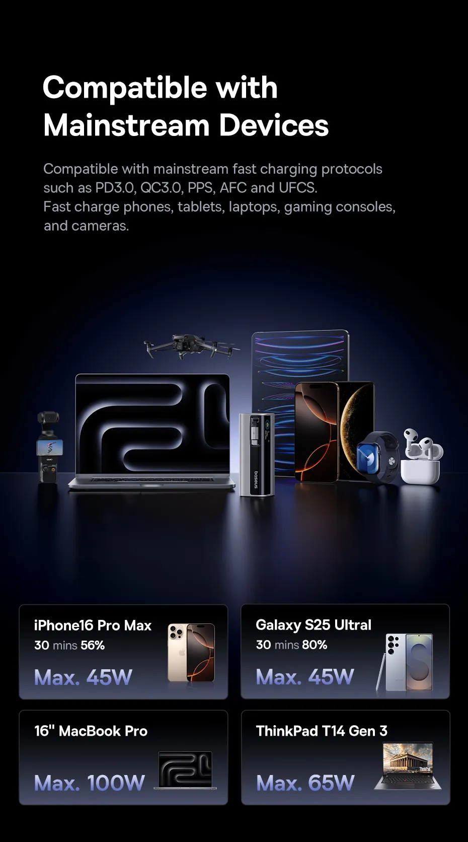 Thiết kế Baseus EnerGeek GR11 cao cấp, bền bỉ