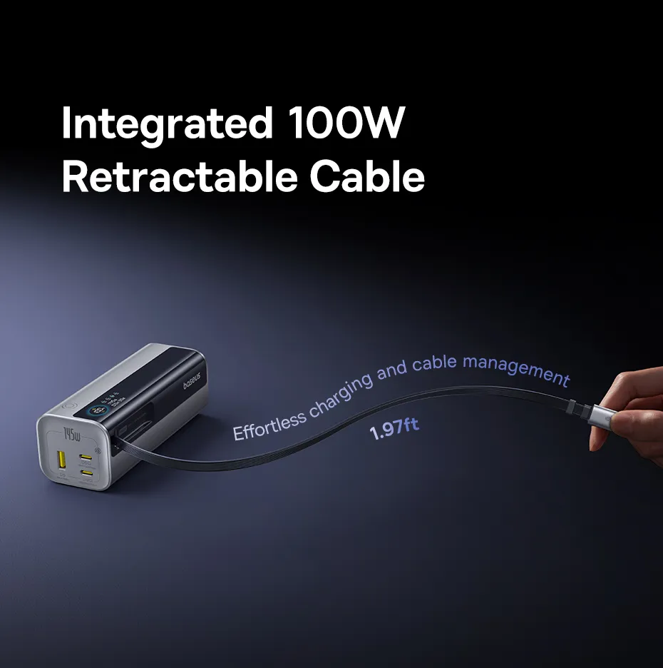 Pin Baseus EnerGeek GR11 hiển thị màn LCD thông minh