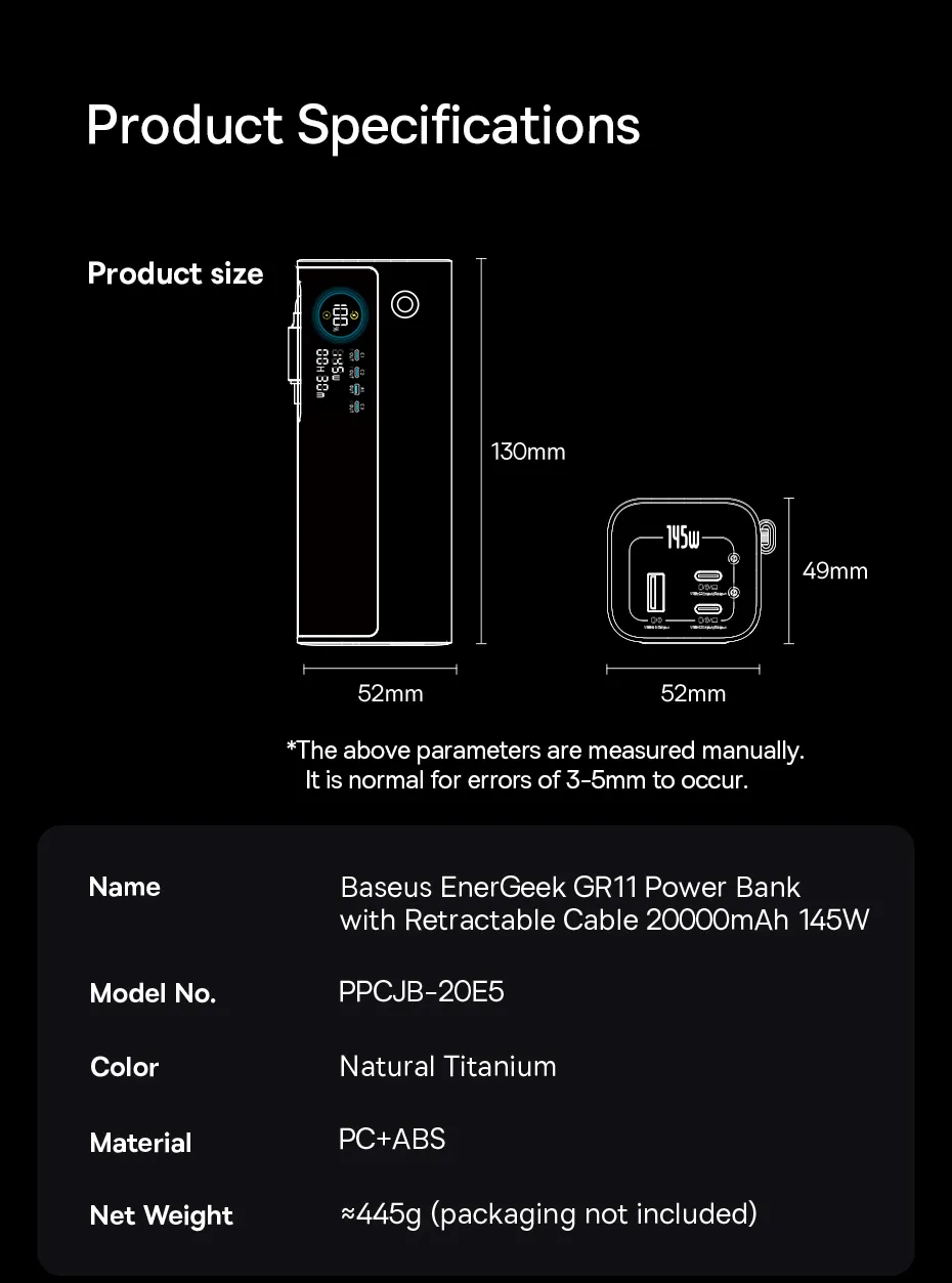 Baseus EnerGeek GR11 tương thích nhiều thiết bị