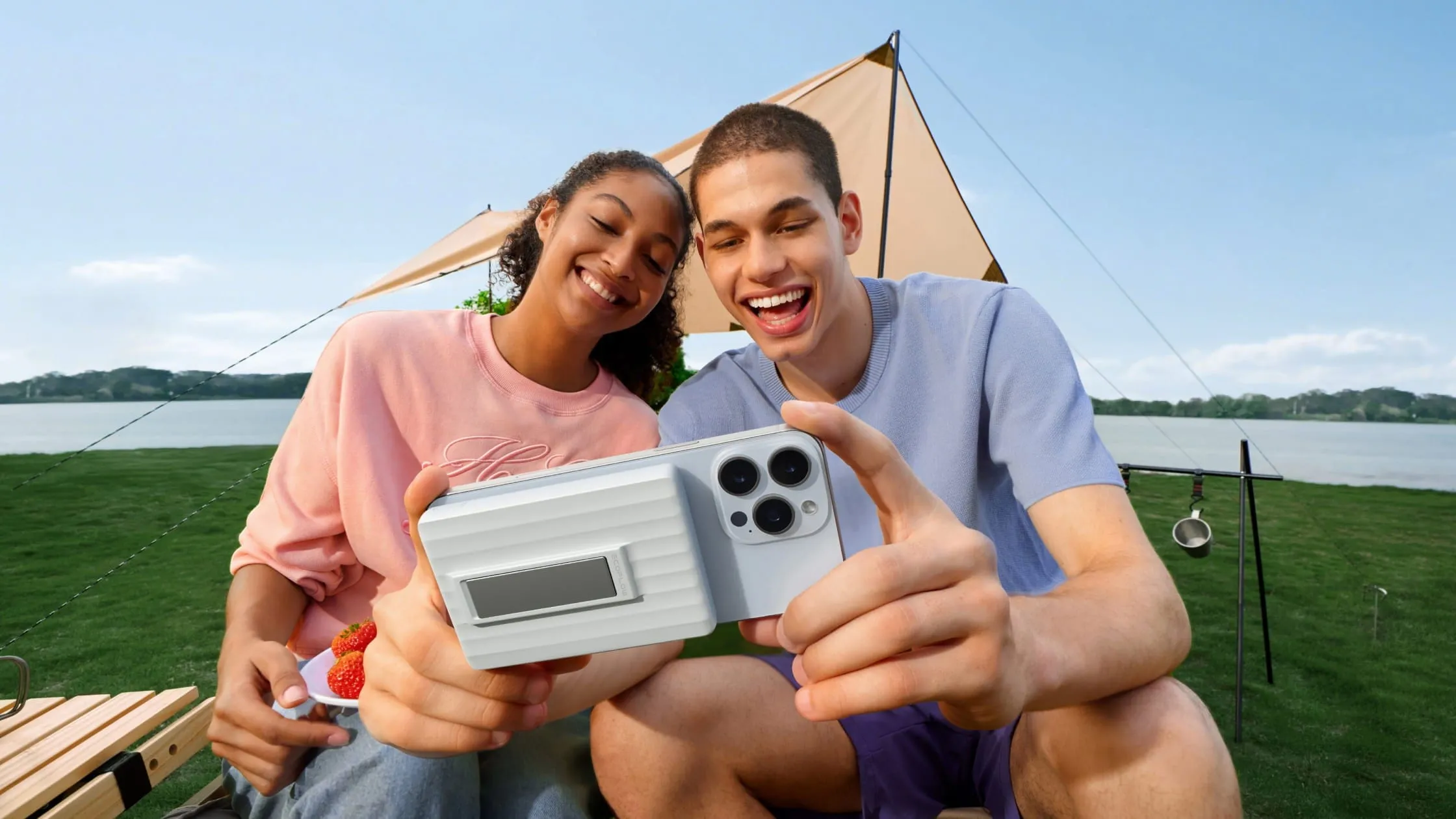 Pin dự phòng từ tính EcoFlow Mag Qi1 hỗ trợ sạc nhanh PD 20W