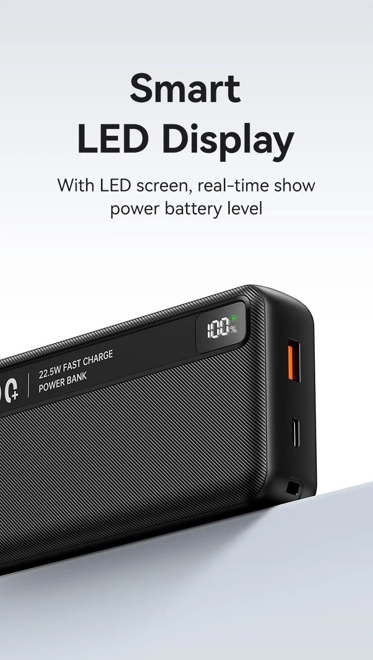 Chi tiết cổng kết nối USB-A và Type-C của Pin USAMS CD265