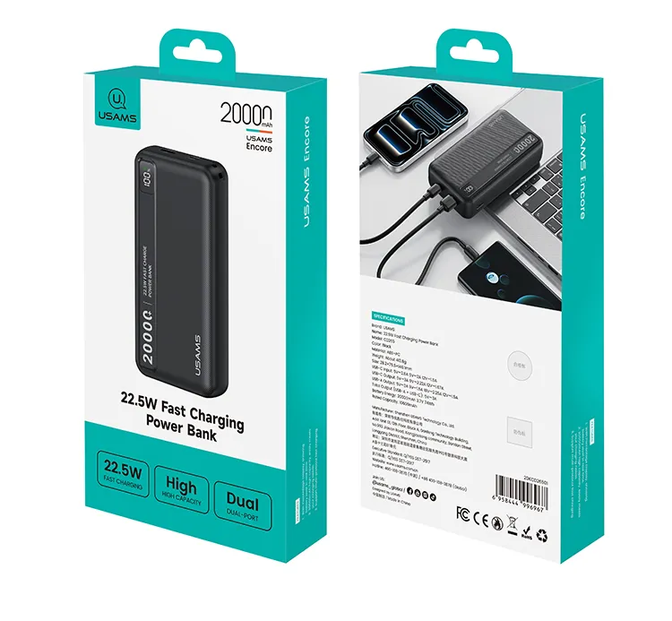 Kích thước và trọng lượng của Pin sạc dự phòng USAMS CD265