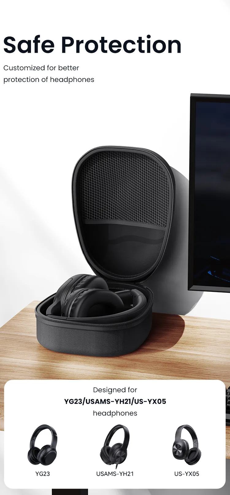 Chi tiết khóa kéo hợp kim kẽm của túi USAMS ZB292