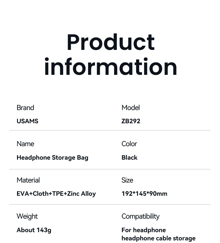 Ảnh chụp cận cảnh logo USAMS trên túi ZB292