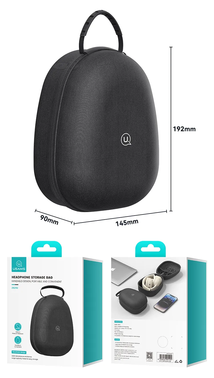 Túi đựng USAMS ZB292 đóng kín, sẵn sàng cho di chuyển
