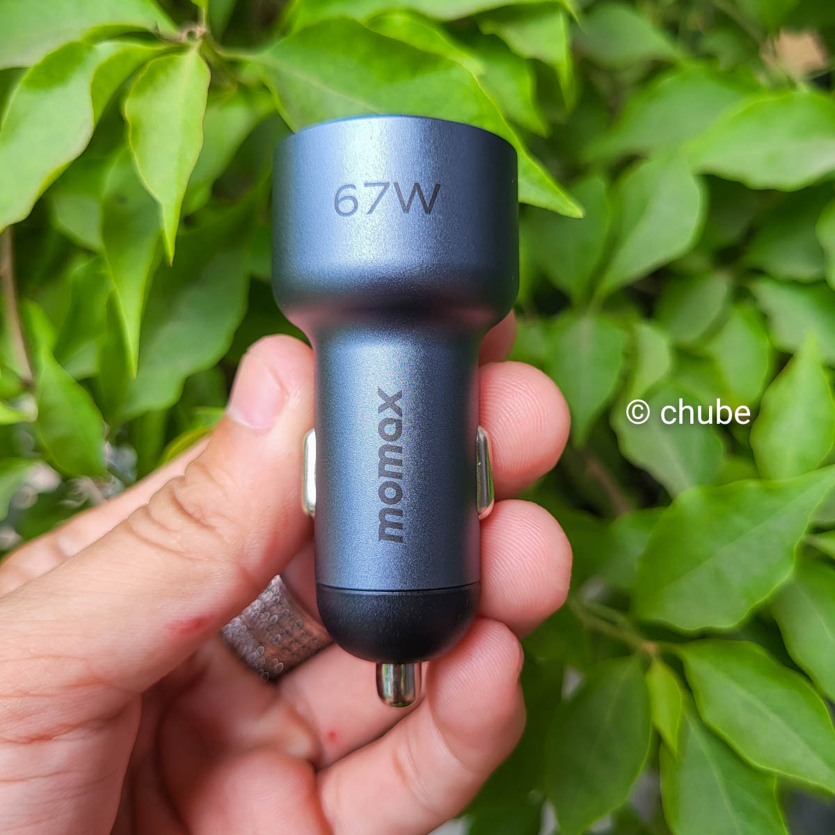 Bộ sạc ô tô hai cổng 67W USB-C & USB Momax UC16E – ảnh 01