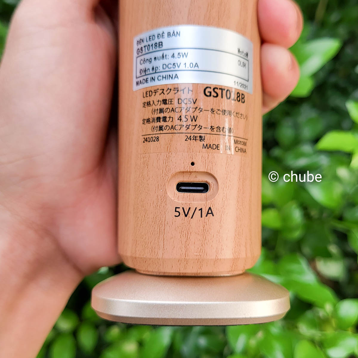 Đèn bàn LED MoToM GST018B - ảnh 02