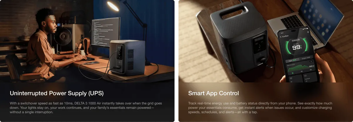 Cấu tạo pin LFP bền bỉ của EcoFlow Delta 3 Air