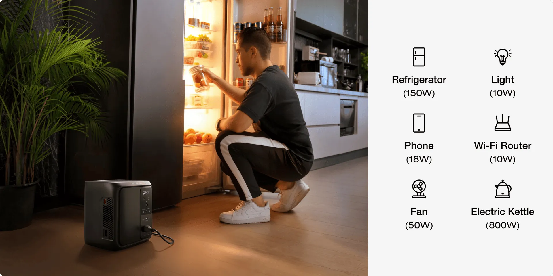 Ứng dụng sạc thiết bị gia đình với Delta 3 Air 1000