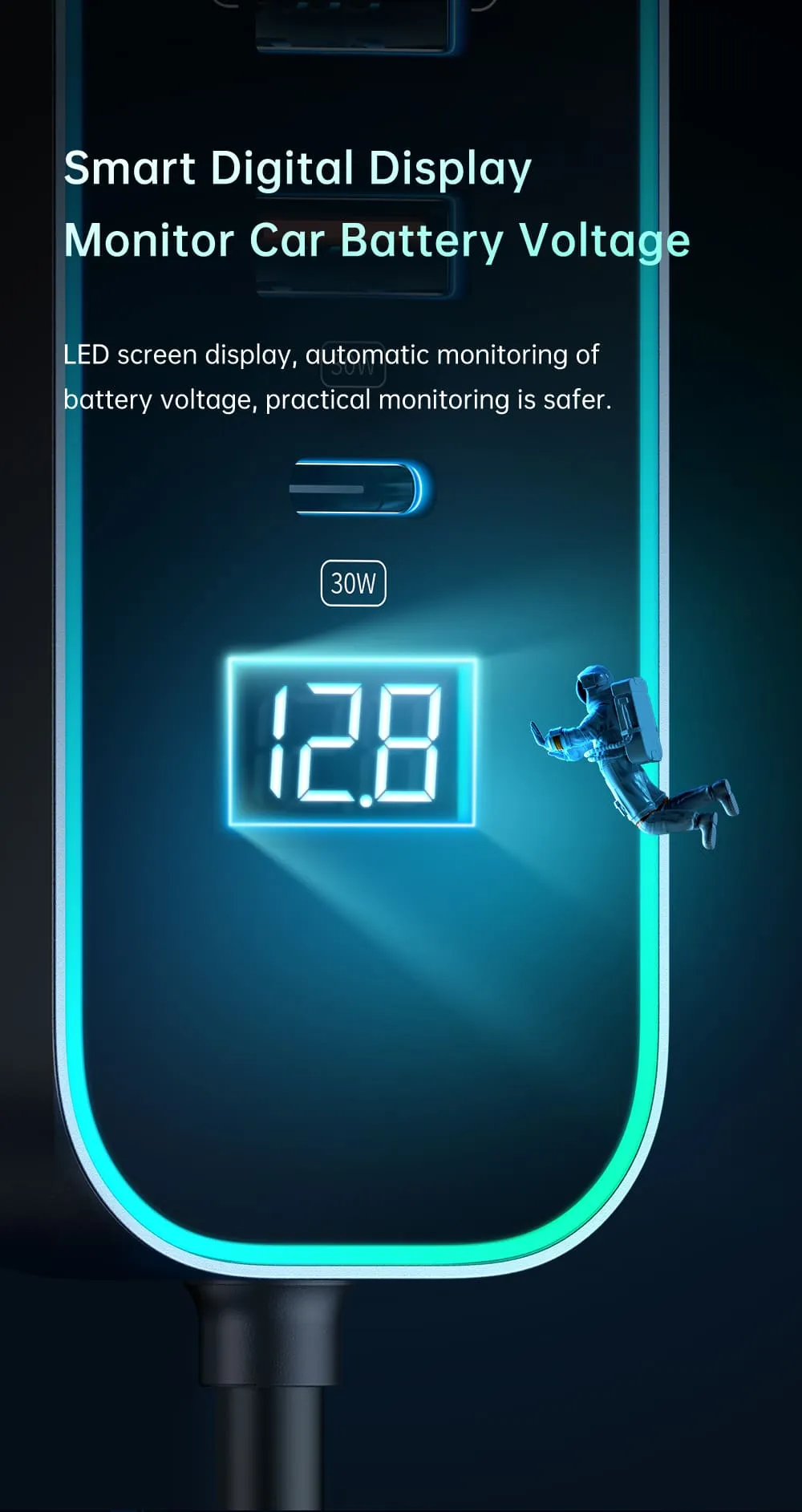 Ứng dụng sạc nhiều thiết bị cùng lúc với tẩu 107W