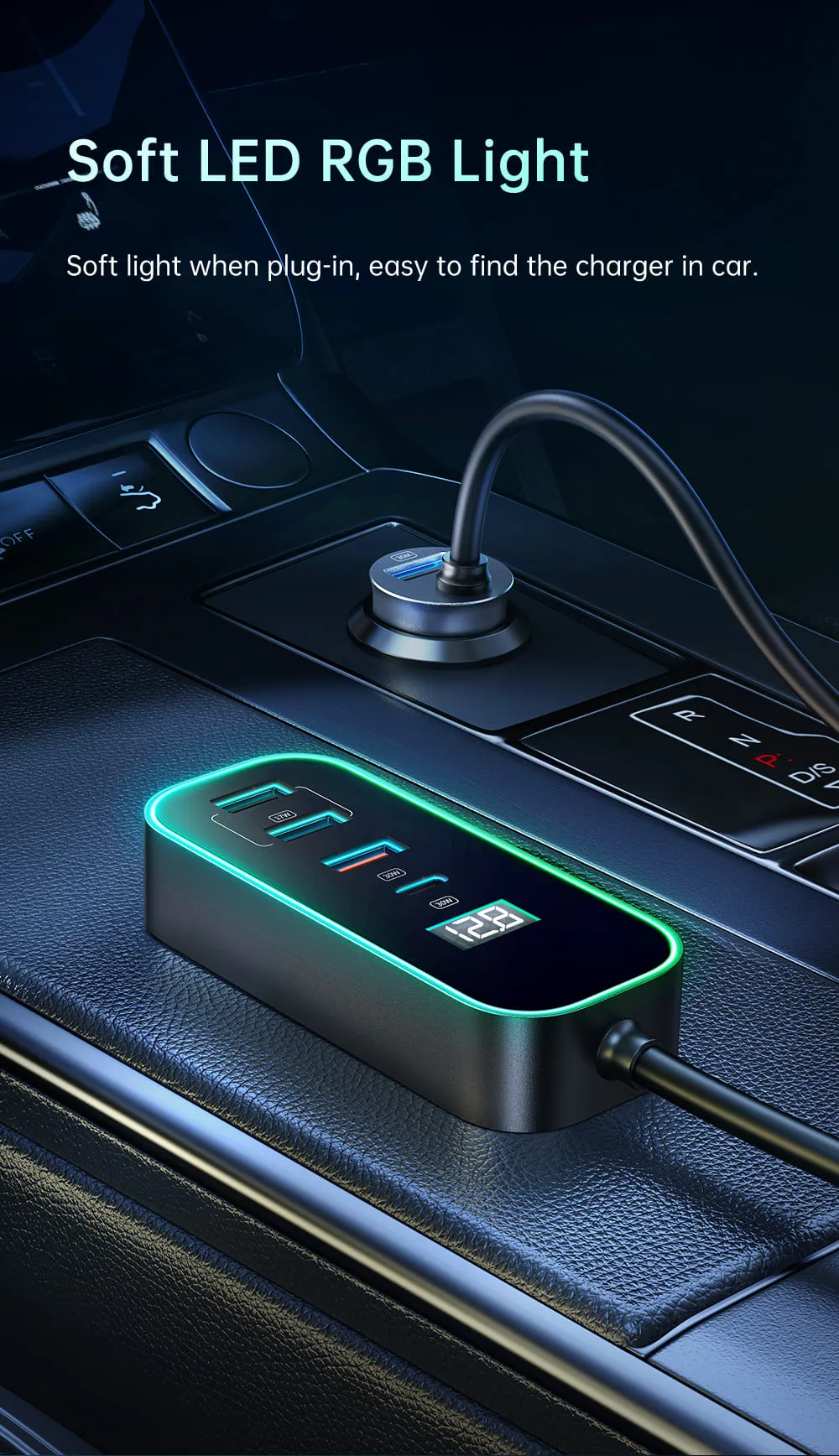 Đèn LED RGB trang trí tinh tế trên Hub Mcdodo