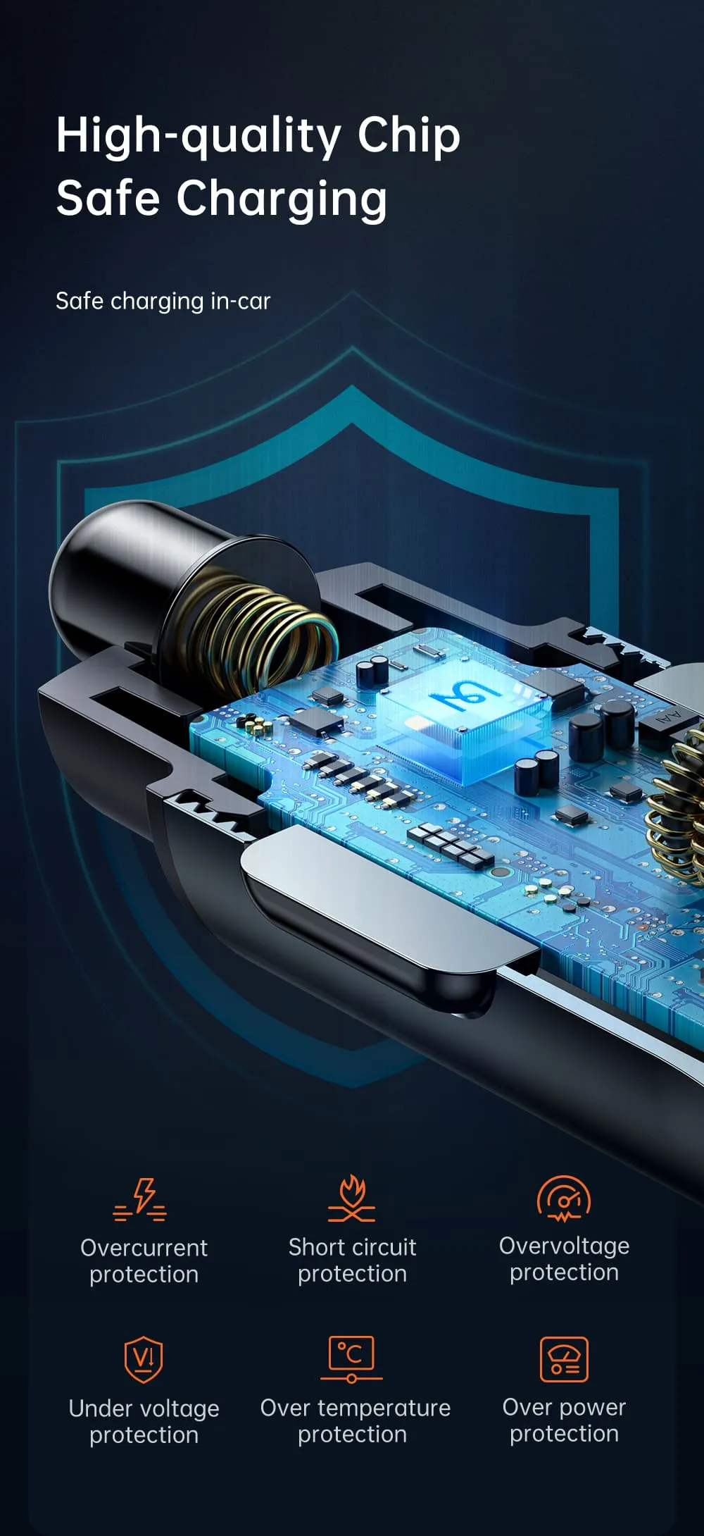 Chất liệu hợp kim nhôm tản nhiệt tốt của Mcdodo 107W