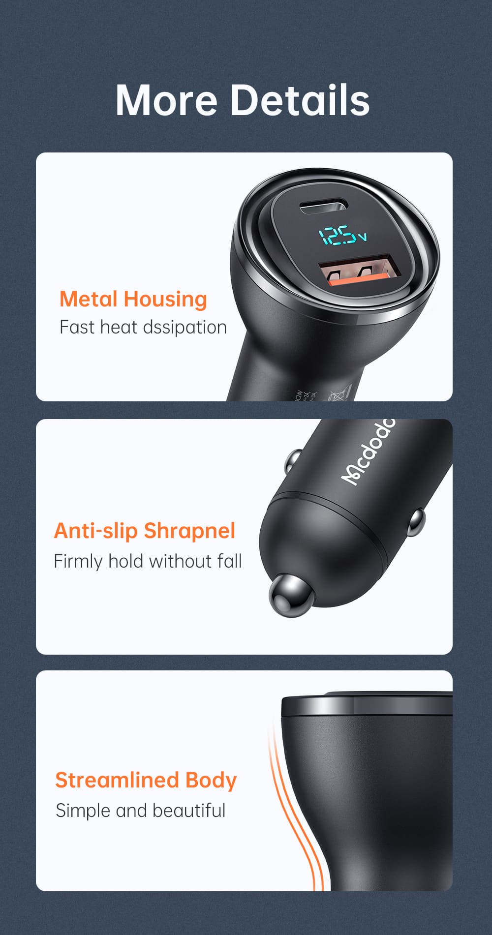 Giải pháp sạc nhanh cho máy tính bảng và điện thoại trên xe